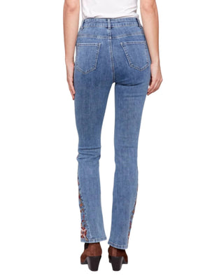 Charlie B - EMBROIDERED BOOT CUT JEANS