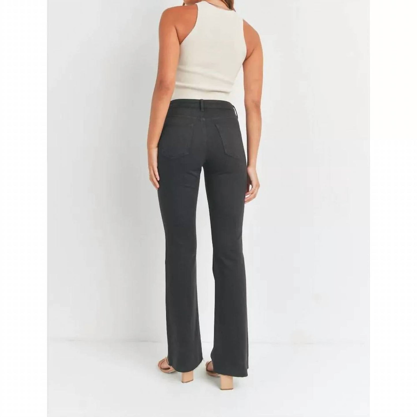 Just Black Denim - Slim Bootcut Scissor Cut Jeans