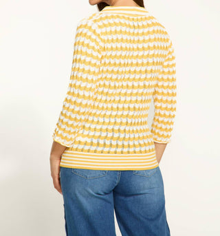 Fdj - Polo 3/4 Sleeve Sweater