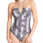 Rachel Roy - Ruched Halter One Piece Swimsuit