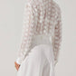 Astr - Ioannis 3D Floral Appliqué Shirt
