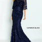 Cameron Blake - Off Shoulder Floral Lace Mother of the Bride Dress