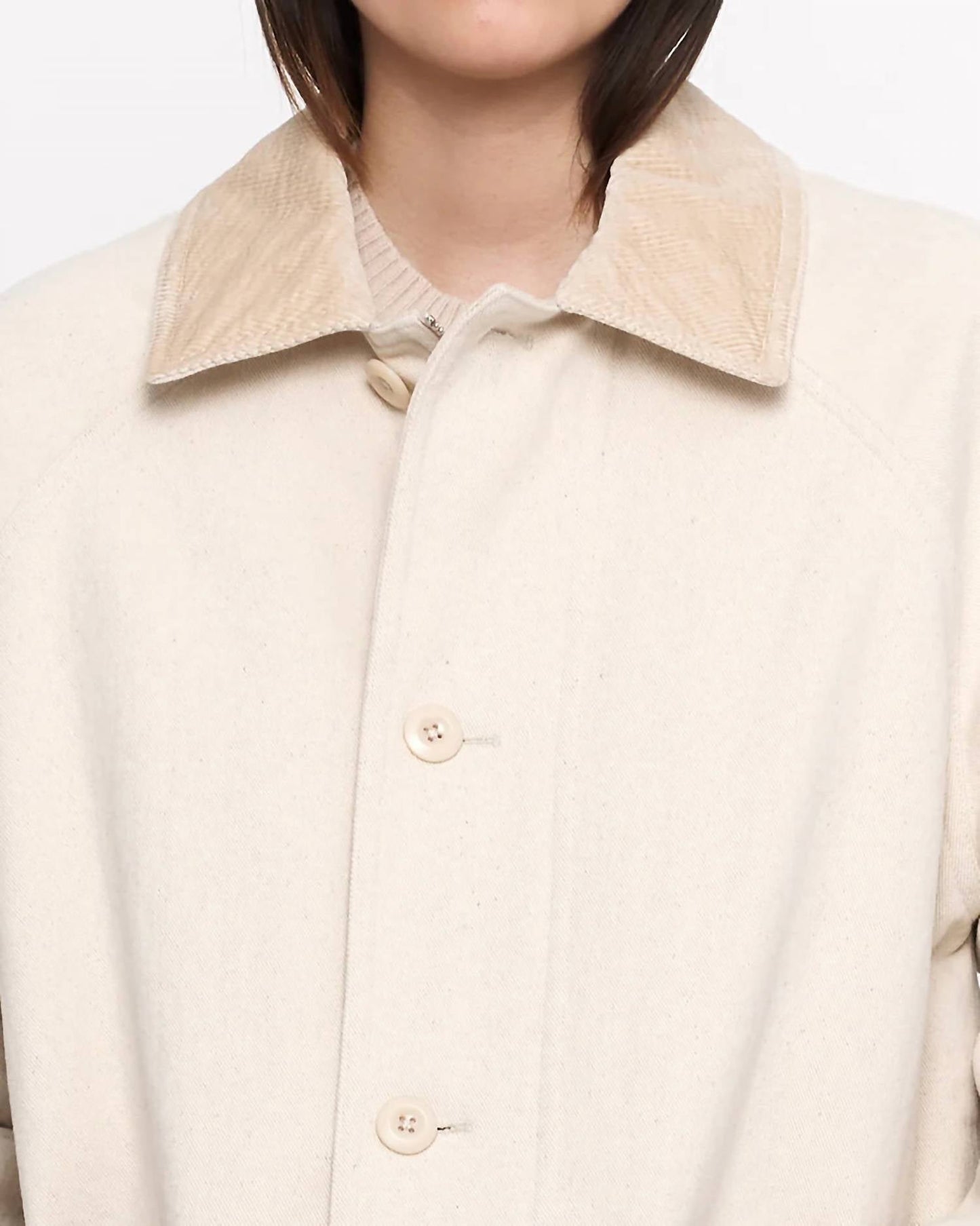 7115 By Szeki - Mid-length Duster Coat