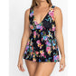 Johnny Was - Back Tie Skirted One Piece Swimsuit