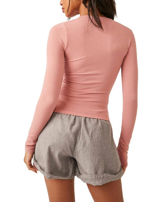 Free People - Royal Scoop Neck Long Sleeve Top