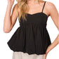 Pretty Garbage - Bubble Hem Cami Tank
