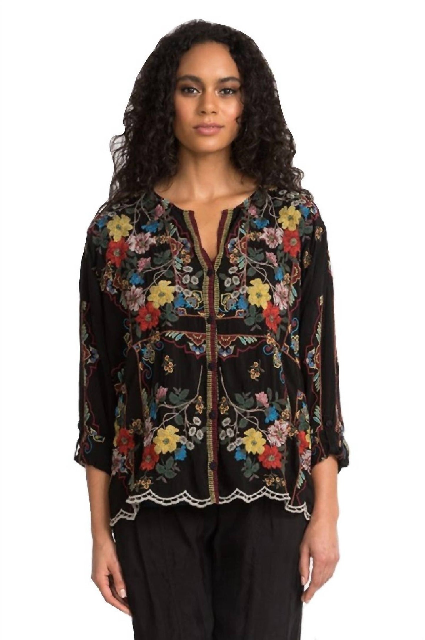 Johnny Was - Cabo Button Down Blouse