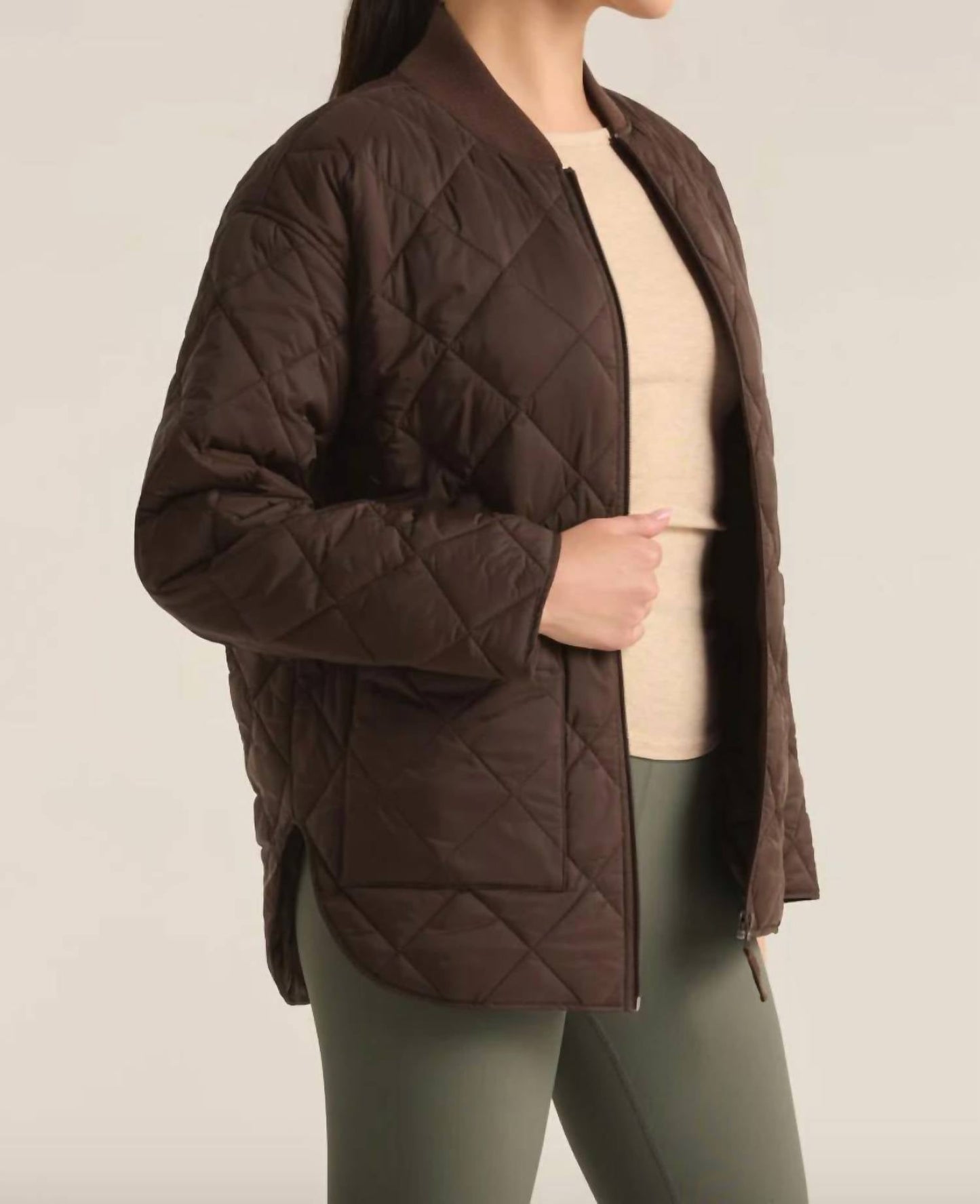 Z Supply - Quilted Nylon Bomber Jacket