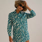 Care Tucker - Preslie Poplin Shirt Dress - Shaded Zebra