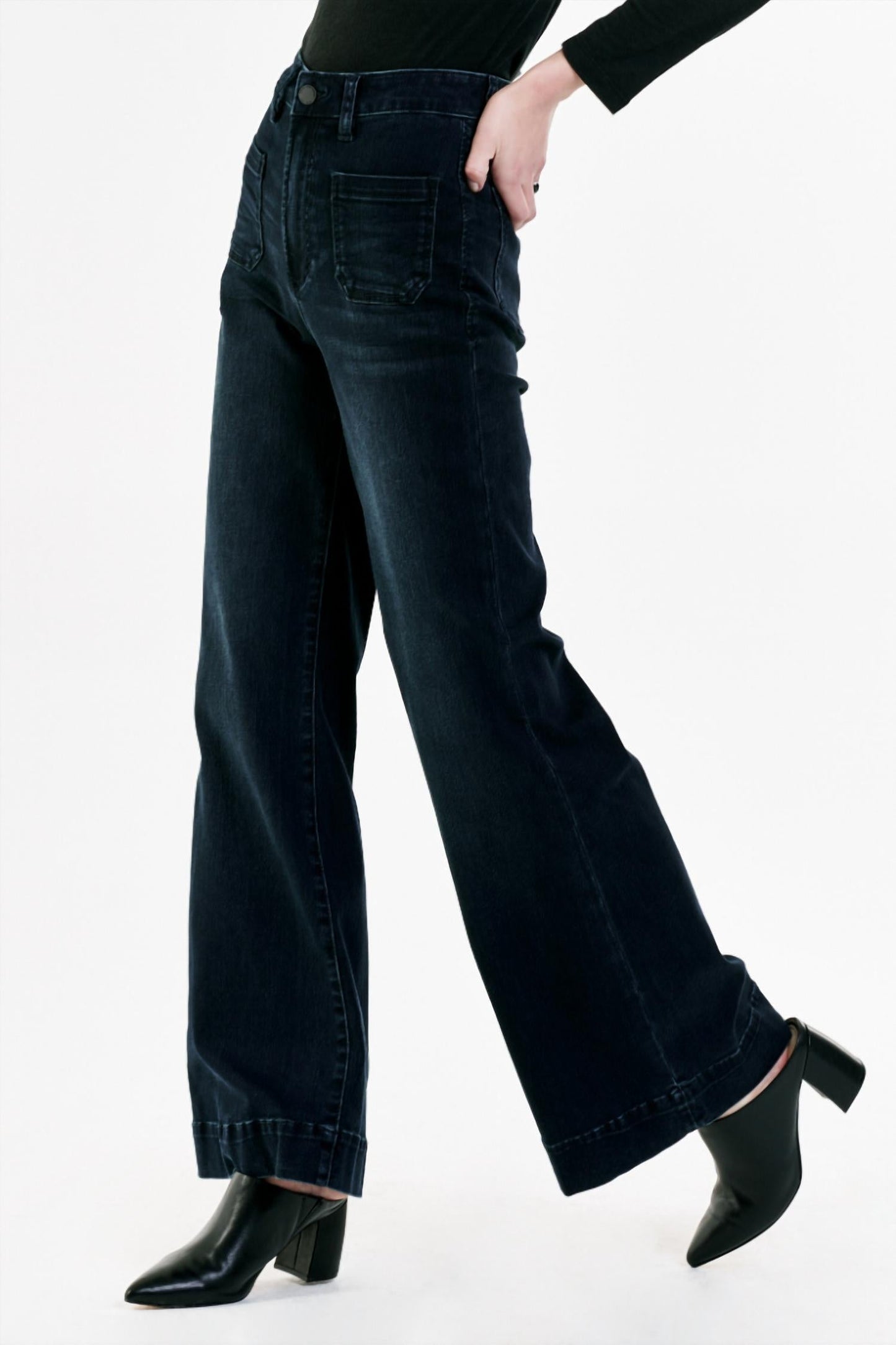 Dear John Denim - Fiona Super High Rise Wide Leg Jeans