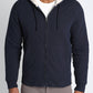 Jachs New York - Recycled Jacquard Sherpa Lined Full Zip Hoodie