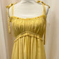 &Merci - Women's Pleated Ruffled Maxi Dress