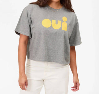 Clare V. - Short Sleeve Tee With Oui