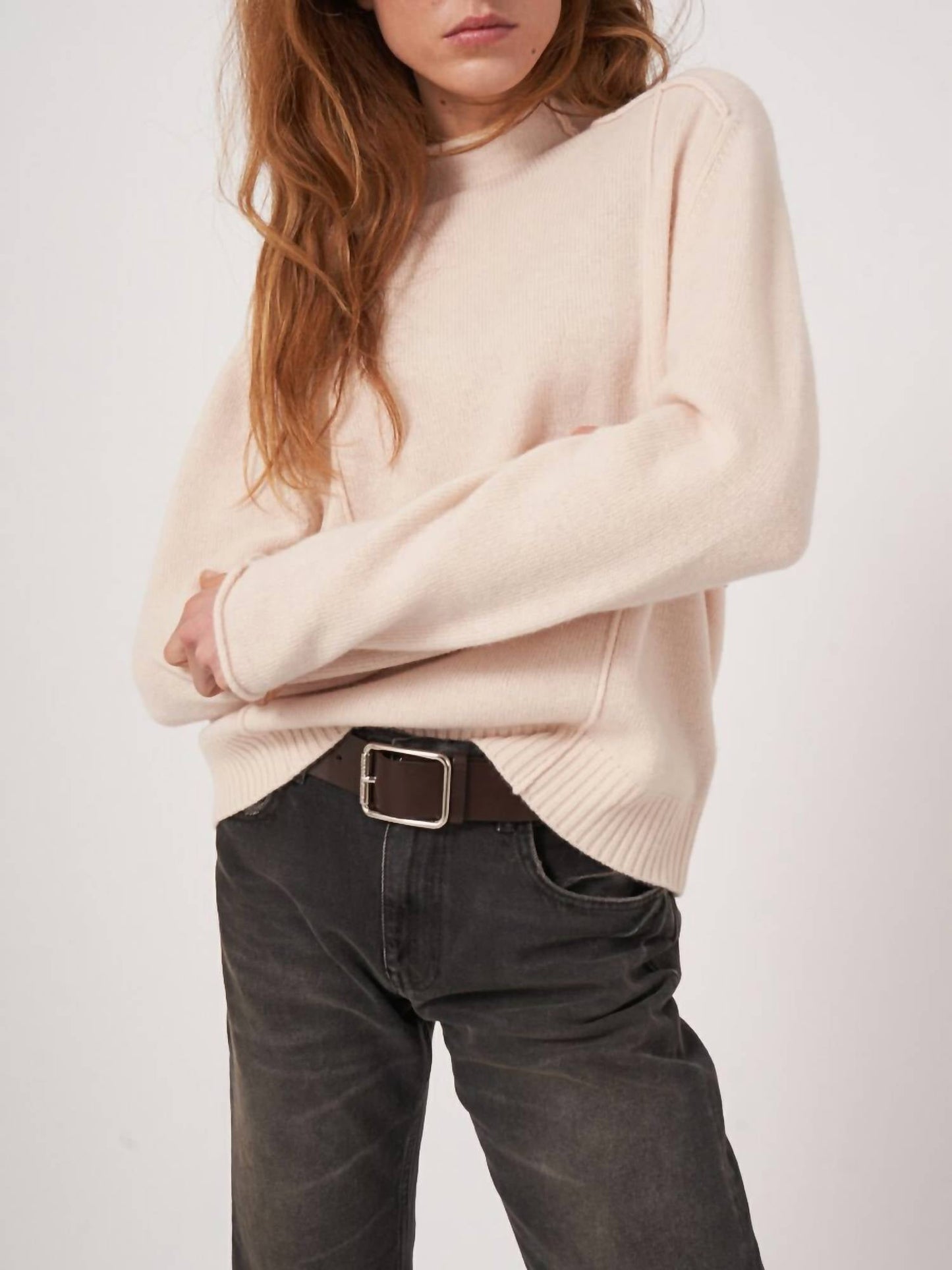 Repeat Cashmere - Wool Sweater With Seam Details