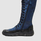 Kcr Group - Women's Original Tall Thick Wool-lined Zip-up Leather Boots