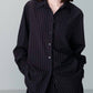 Grace & Mila - Nawelle Pinstripe Shirt