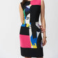 Joseph Ribkoff - Color Block Sleeveless Sheath Dress
