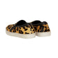 Myra - Women's Leather Leopard Hair On Hide Slip On Sneakers