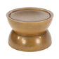 Sparling Modern Iron Hourglass Coffee Table