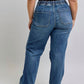 Judy Blue - Drawstring Wide Jeans