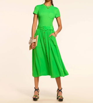 Ramy Brook - Sylvie Combo Ribbed Midi Dress