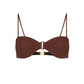 Nelblu - Women's Ondas Crinkle Bandeau Bikini Top
