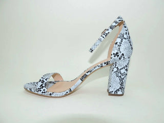 Madden Girl - Women's Snake Print Block Heel Sandals