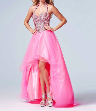 Mac Duggal - HIGH-LOW BEADED GOWN