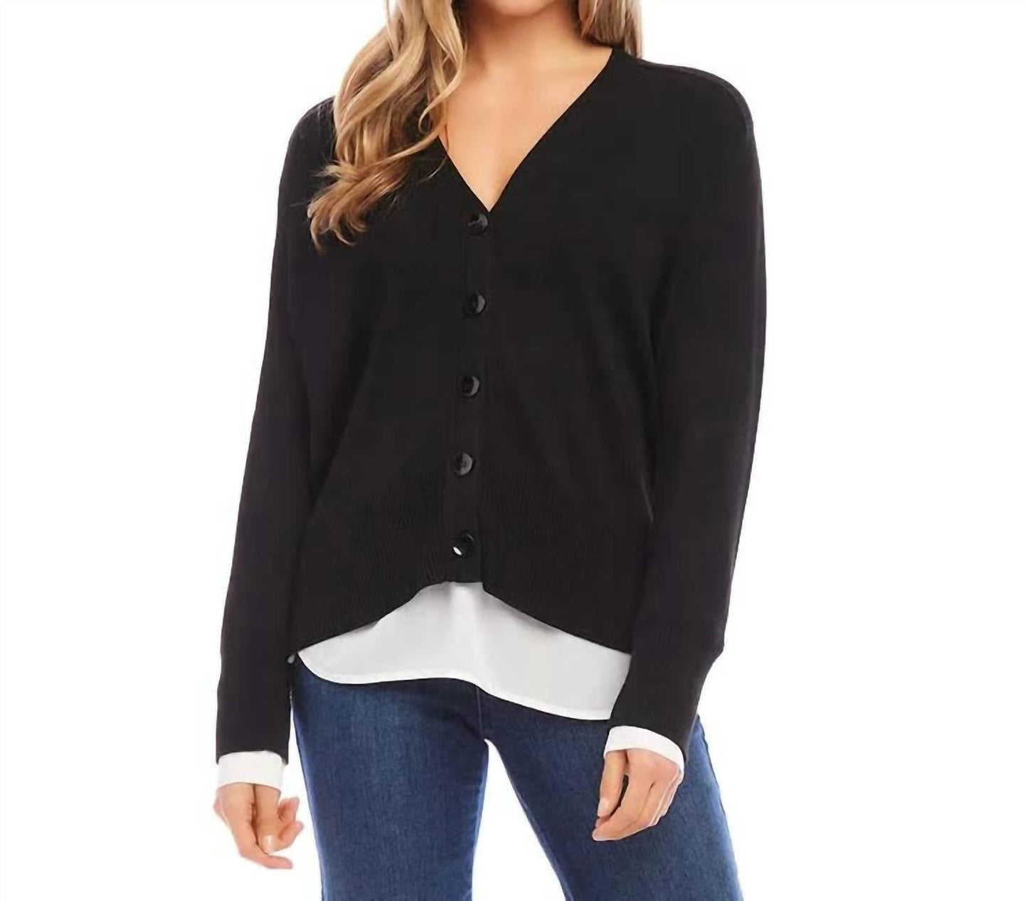 Karen Kane - Layered Cardigan
