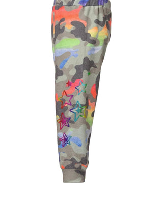 Baby Sara - Rainbow Camo Print Joggers