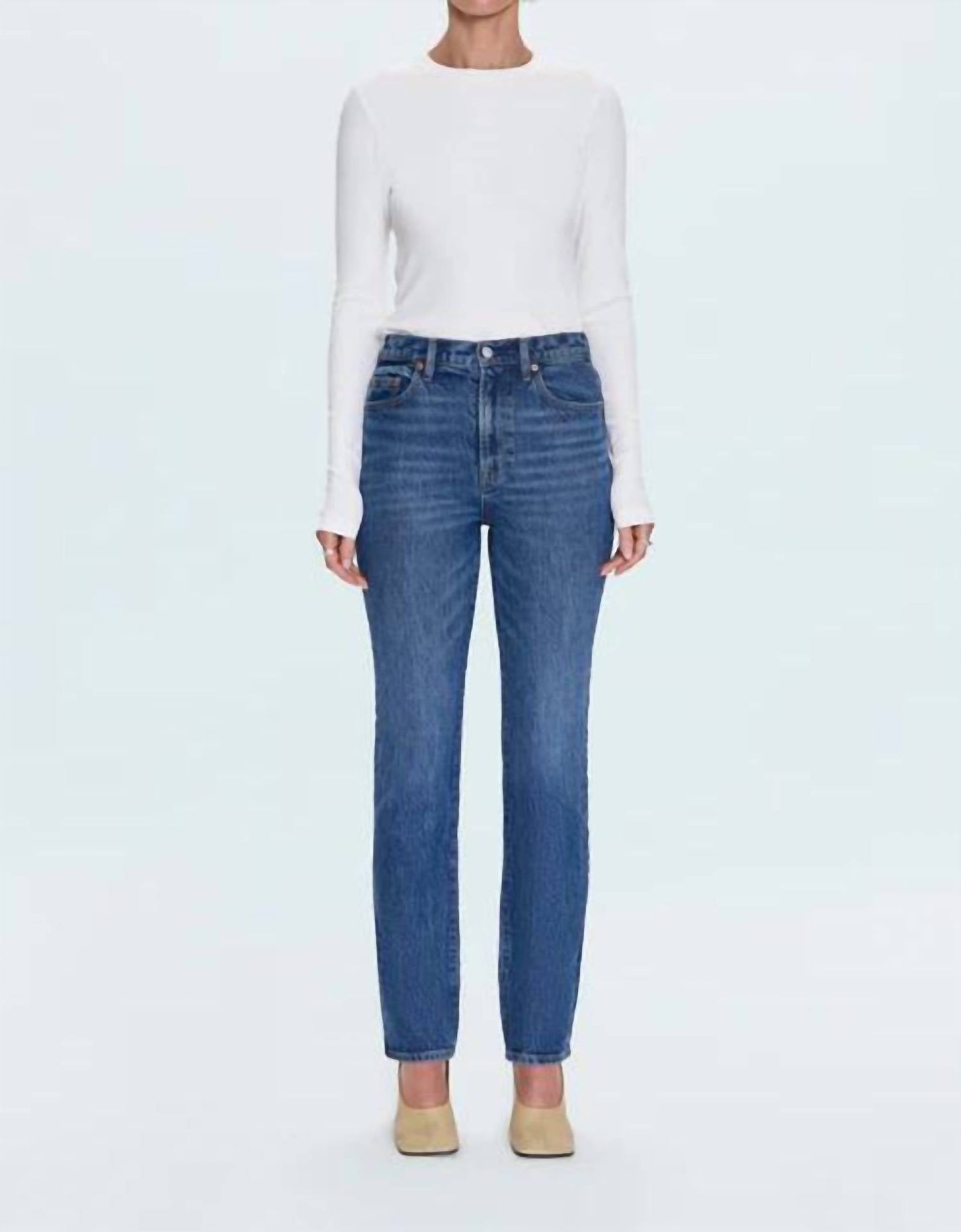 Pistola - Bri High Rise Slim Straight Jean