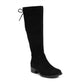 Born - Women's Cotto Back Lace Up Suede Leather Knee High Riding Boots
