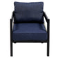 U_Style Multi-person Outdoor Iron Sofa Set with Table