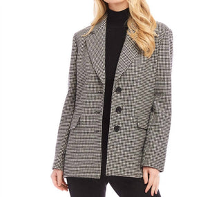 Karen Kane - Houndstooth Blazer