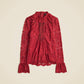 J.Crew - Women's Lace Mockneck Top