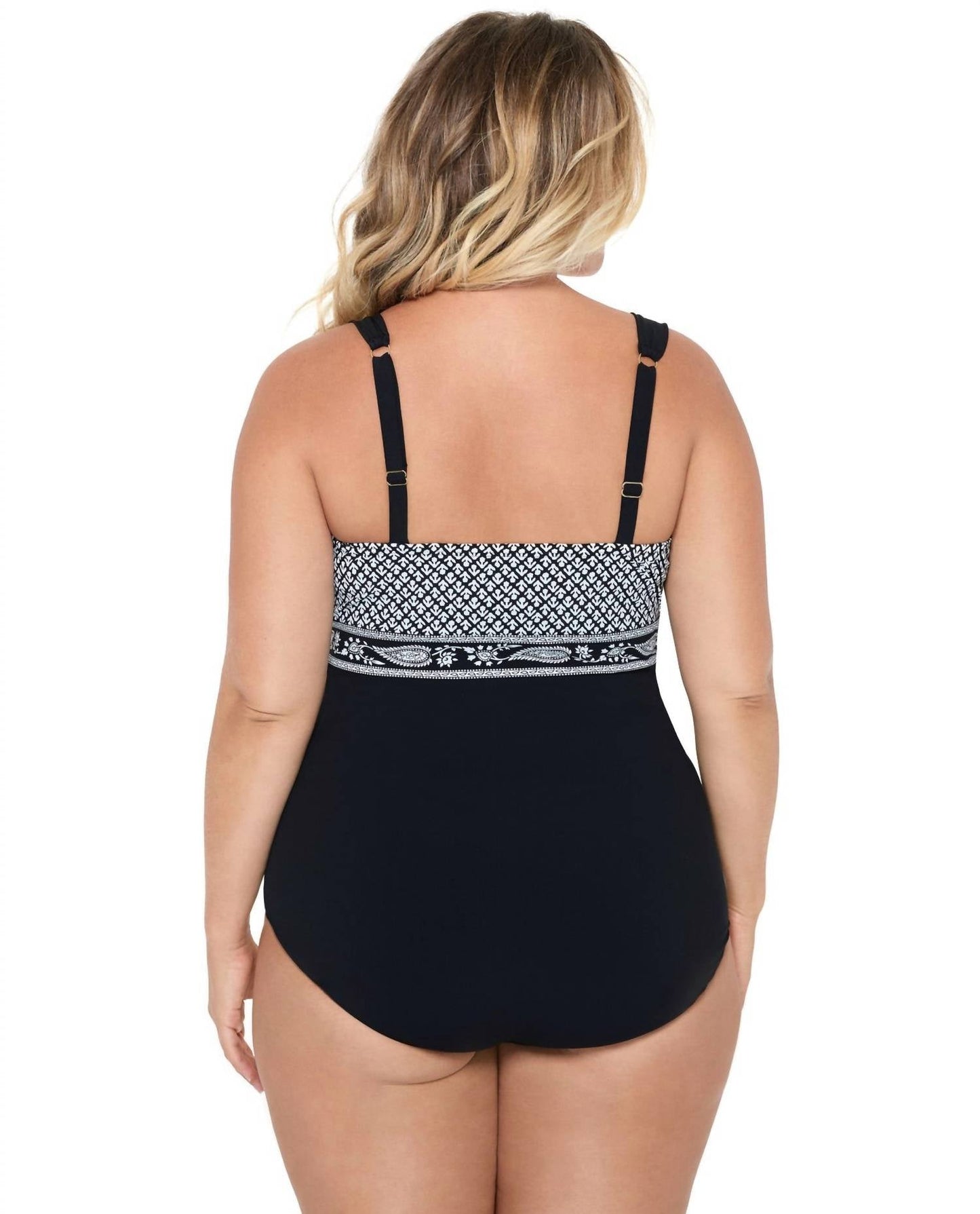 Christina Swimwear - Jardin Secret Bandeau One Piece Swimsuit - Plus Size