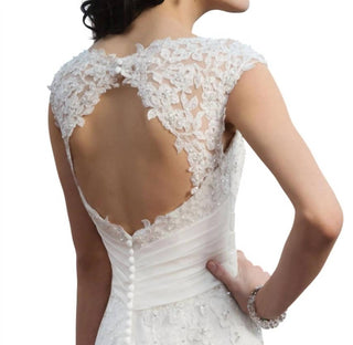 Justin Alexander - Beaded Lace A-line Dress