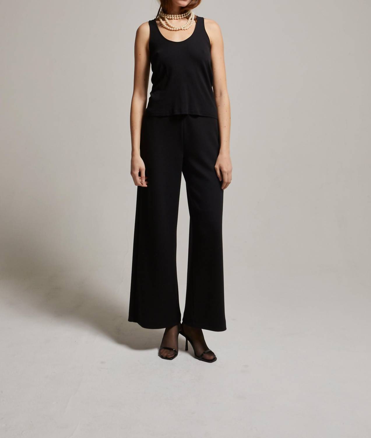 Asher - Cassie Interlock Wide Leg Pants