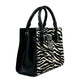 Michael Kors - Women's Hamilton Leather Zebra Print Satchel Crossbody