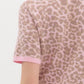 Entro - Carynn Animal Print Short-sleeve Knit Cardigan