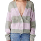 Crush Cashmere - Amara Stripe Lolas Cardigan