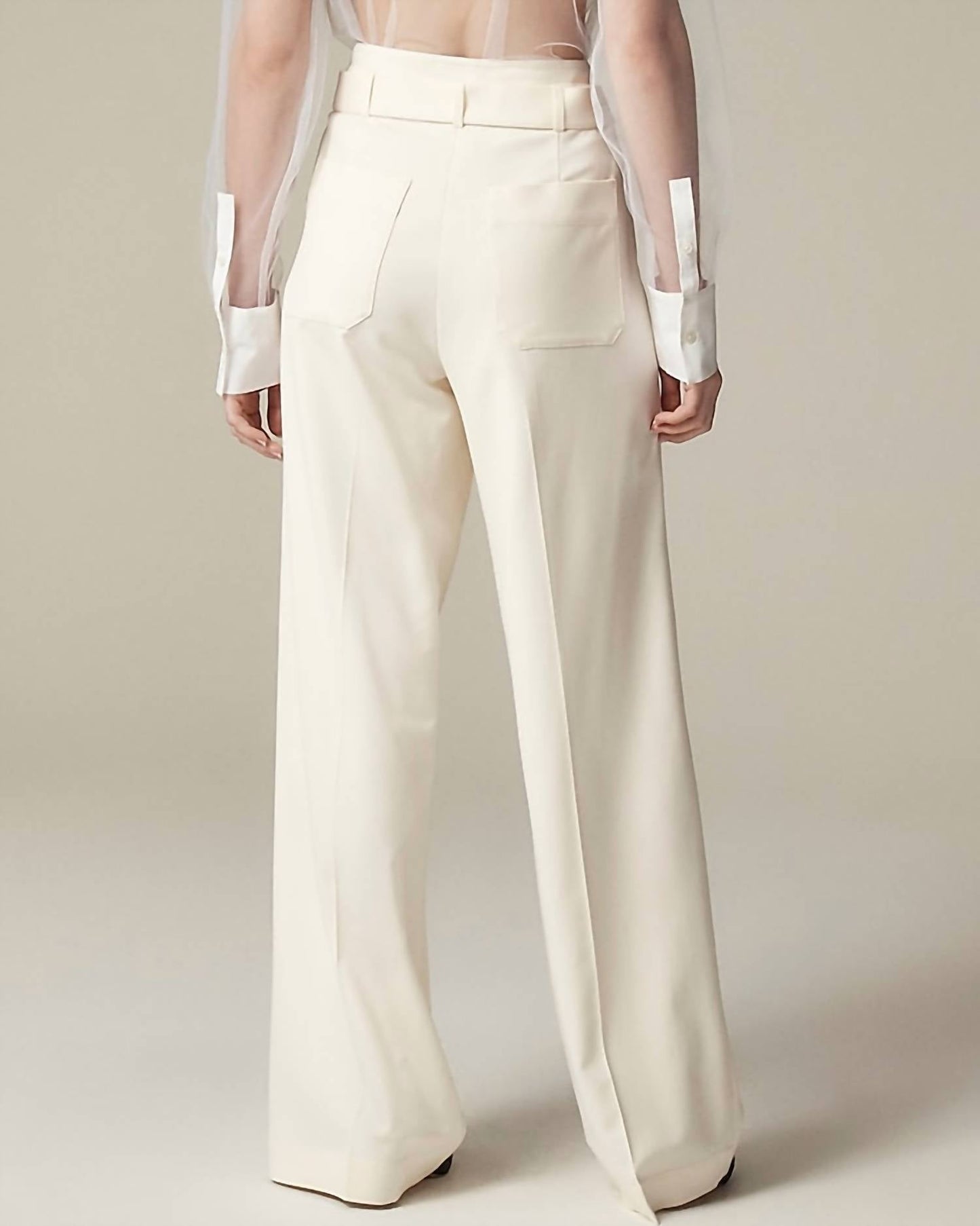 J.Crew - Belted Wide-leg Trouser In City Twill