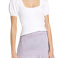 French Connection Jaida Ribbed Square Neck Sweater
