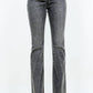 American Bazi - Chic V Cut Ruched Flare Pants