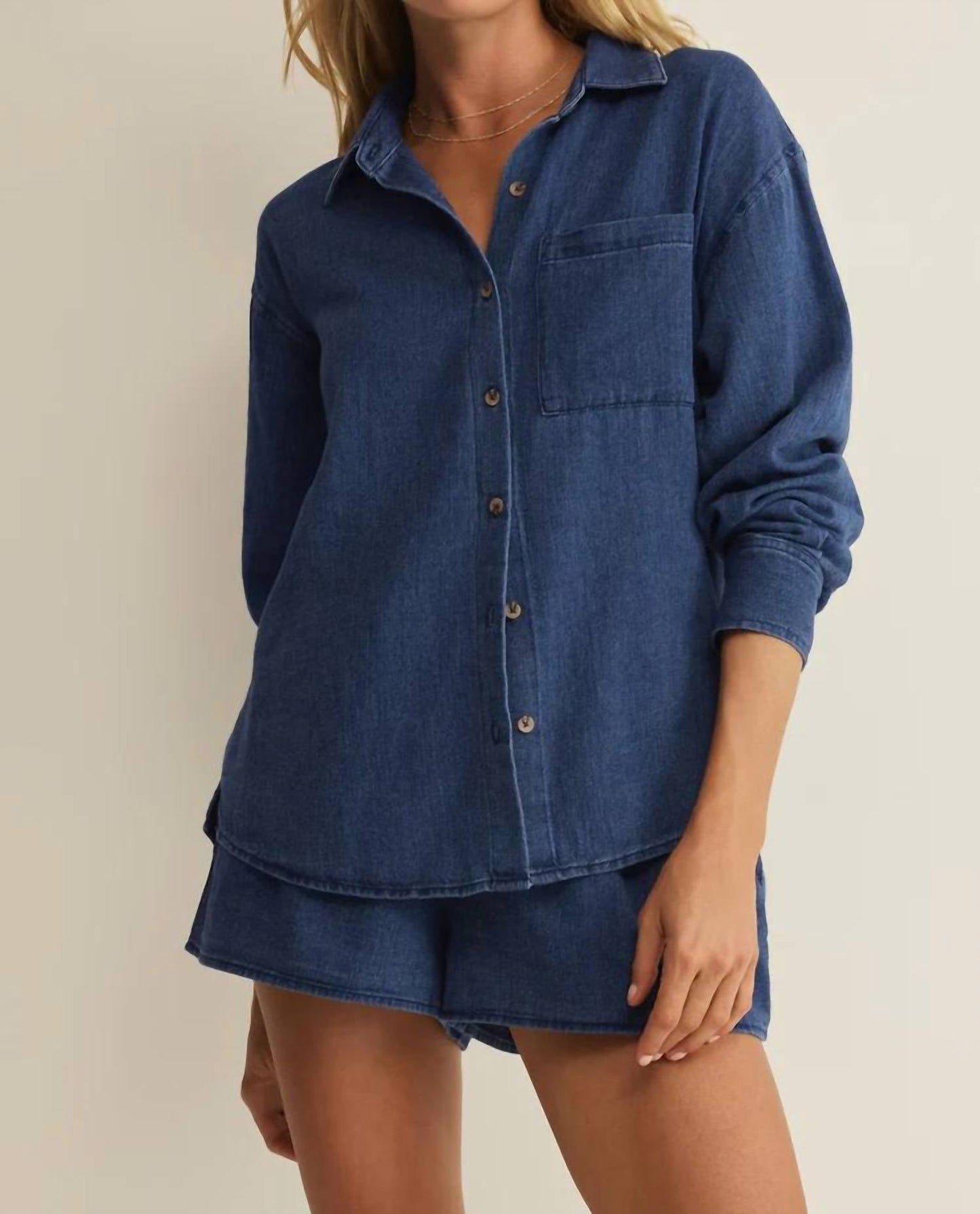 Z Supply - Perfect Twill Button Up Top