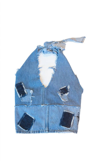 Knotwtr - Women's Denim Round Top