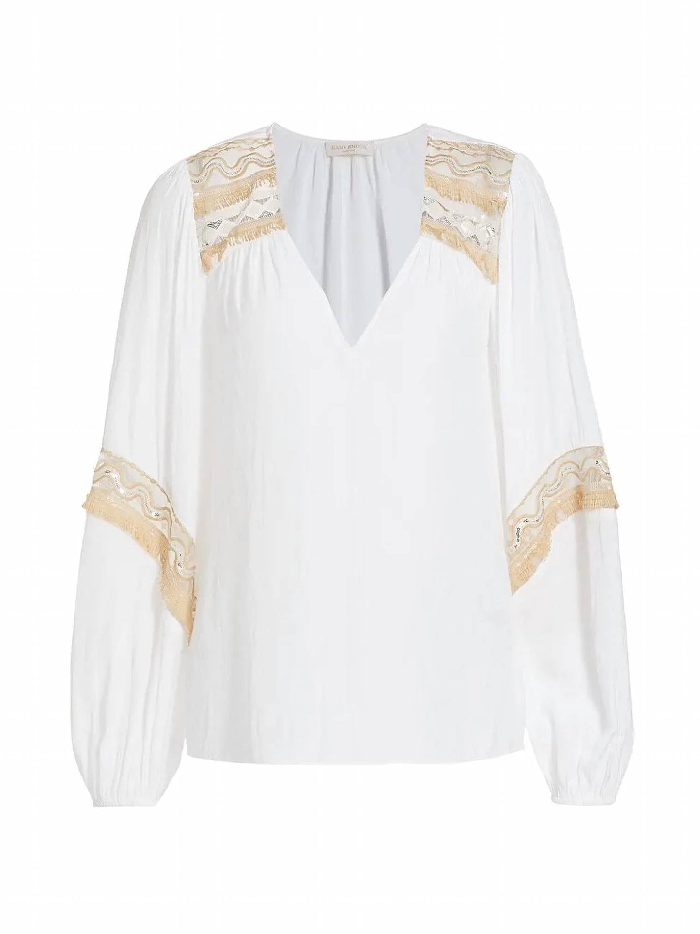 Ramy Brook - LAUREL EMBELLISHED BLOUSE