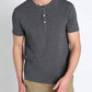 Jachs New York - Stretch Pima Blend Short Sleeve Henley Tee