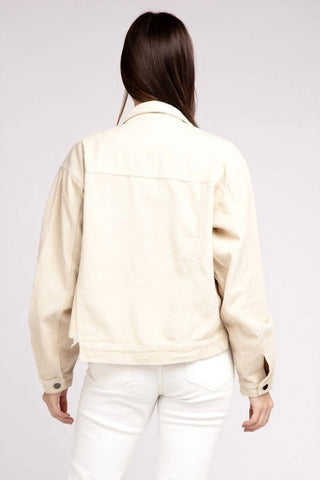 Pol - Oversized Ribbed Shacket