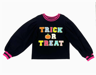 Blended Spirit - Trick Or Treat Puff Sleeve Sweatshirt